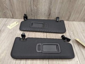 2019-2026 BMW X4 Black Sun Visor Set (Used OEM)