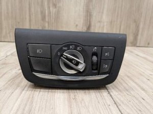 2018-2022 BMW X3 White Headlight Switch Control Panel (Used OEM)