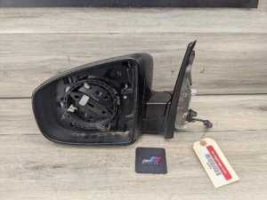  BMW X5 m Black M Exterior Mirror Assembly, Left (Used OEM)