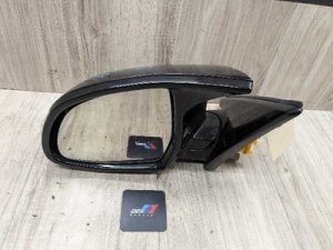 2015-2019 BMW X6 Black Left Side View Mirror Assembly (Used OEM)