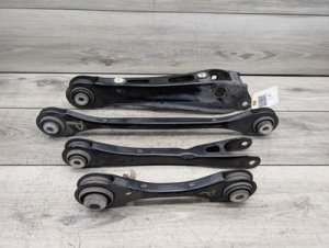 2019-2025 BMW X4 Blue Right Upper and Lower Control Arm Set - Rear (Used OEM)