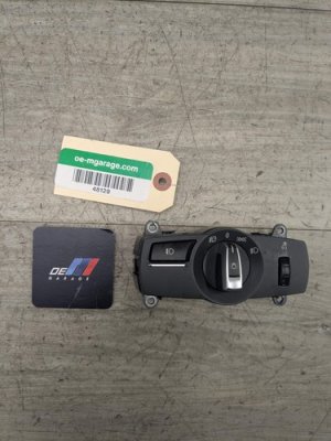 2011-2017 BMW 528i Black Headlight Control Switch (Used OEM)