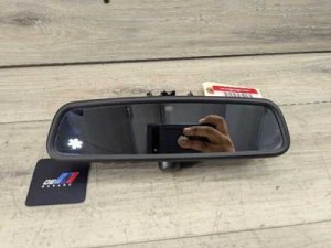  BMW X5 m Interior Rear View Mirror with Auto-Dim (EC), Alarm LED, and Garage Door Opener (GTO) (Used OEM)