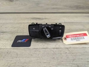 2015-2019 BMW X6 Black Dash Headlight Headlamp Switch (Used OEM)
