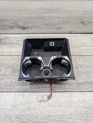 2016-2019 BMW 750i Gray Center Console Cup Holder (Used OEM)
