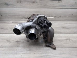 2016-2021 BMW M2 Black Turbocharger with Exhaust Manifold (Used OEM)