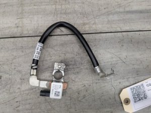 2017-2023 BMW 528i Black Negative Battery Cable with Intelligent Battery Sensor (IBS) (Used OEM)