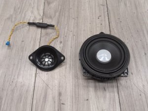 2011-2017 BMW M5 Blue Harman Kardon Mid-Range Speaker and Tweeter Set (Used OEM)