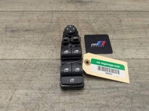 2011-2017 BMW 528i Black Front Left Driver Main Master Power Window Switch (Used OEM)