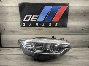 2014-2020 BMW M4 White Right Passenger LED Adaptive Headlight Assembly (Used OEM)