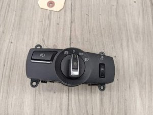 2011-2017 BMW 528i Black Headlight Switch Control Panel (Used OEM)