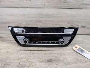2019-2021 BMW X4 Gray AC Switch Heater Climate Control Panel Radio Media Button (Used OEM)