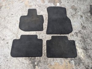 2019-2020 BMW X4 Black Set Of Floor Mats Velours (Used OEM)