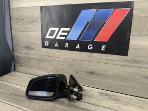 2009-2012 BMW 740i Black Exterior Mirror Assembly, Left (Used OEM)