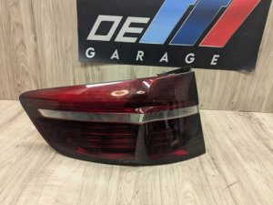 2008-2012 BMW X6 White Rear Left Driver Outer Quarter Tail Light (Used OEM)