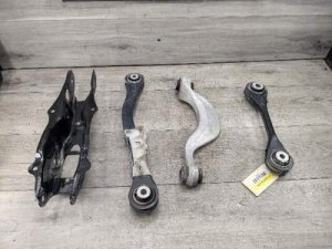 2020-2026 BMW X6 White Rear Right Suspension Knuckle & Control Arm Set (Used OEM)