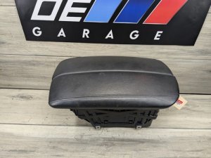 2015-2019 BMW X6 Black Center Console Armrest (Used OEM)