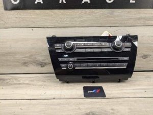  BMW X5 m Silver AC Heater Control Panel Radio Media Switch (Used OEM)