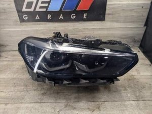  BMW X5 m White Headlight, LED, AHL, Right (Used OEM)