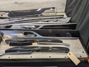 2016-2022 BMW 740i Gray Interior Trim Set Fineline Black (Used OEM)