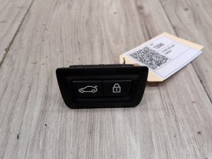 2009-2015 BMW 750i Blue Rear Trunk Lid Center Lock Switch (Used OEM)