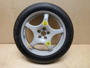  BMW X5 m Black Emergency Compact Spare Wheel (Used OEM)