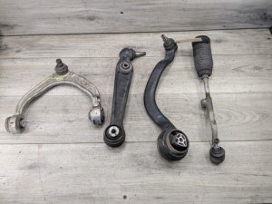 2015-2019 BMW X6 White Right Lower Rearward Control Arm - Front (Used OEM)