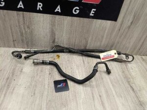 2007-2013 BMW 328i Blue Power Steering Pressure and Return Hose Set (Used OEM)