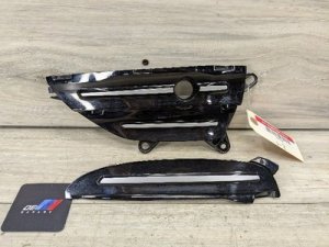 2019-2023 BMW X5 Gray Bumper Air Intake Grille, Left (Used OEM)