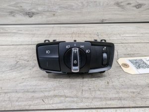 2015-2019 BMW X6 Black Headlight Switch Control Panel (Used OEM)