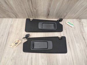 2018-2023 BMW M550i xDrive Black Sun Visor Set (Used OEM)