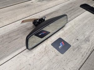 2019-2024 BMW X4 White Interior Rear View Mirror with Electrochromic (Auto-Dim), LED, and Garage Door Opener (Used OEM)