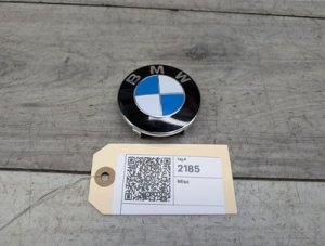 2006-2008 BMW Z4 Blue Engine Cover Emblem (Used OEM)