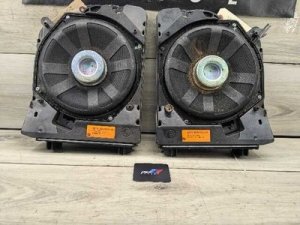 2012-2019 BMW M3 Blue Central Bass Subwoofer, Left (Used OEM)