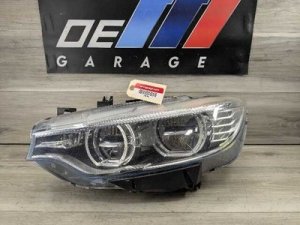 2014-2020 BMW M4 Blue Left Driver LED Adaptive Headlight Assembly (Used OEM)