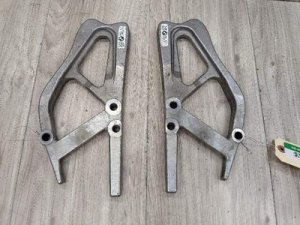 2019-2025 BMW X4 White Suspension Crossmember Reinforcement / Crash Wedge (Used OEM)