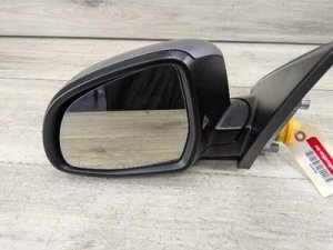 2015-2019 BMW X6 Gray Left Driver Side View Mirror Assembly with Surround View Camera and Lane Change Warning (Used OEM)