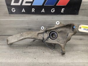 2008-2019 BMW X6 White Front Right Steering Knuckle / Carrier (Used OEM)
