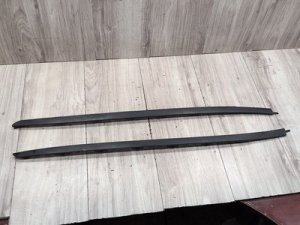2014-2018 BMW X5 Black Windshield Drip Moulding Set (Used OEM)