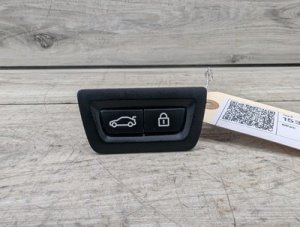 2010-2023 BMW 528i Black Trunk Lid Center Lock Switch (Used OEM)