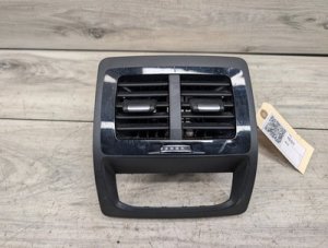 2019-2022 BMW X4 Black Rear Center Console Fresh Air Grille (Used OEM)