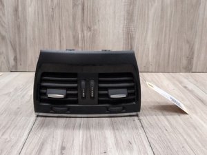  BMW X5 m Black Rear Center Console Air Conditioning Vent Grille (Used OEM)