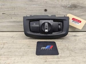 2015-2019 BMW X6 Black Headlight Switch Control Panel (Used OEM)