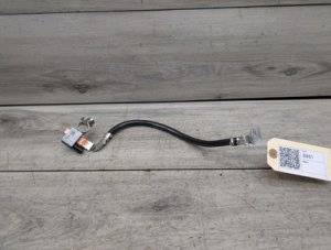 2022 BMW M4 Black Negative Battery Cable with Intelligent Battery Sensor (IBS) (Used OEM)