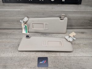 2015-2018 BMW M3 Beige Sun Visor Pair (Used OEM)