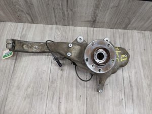 2008-2019 BMW X6 White Front Left Spindle Knuckle with Wheel Bearing (Used OEM)
