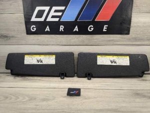  BMW X5 m Black Left Sun Visor with Make-Up Lamp (Used OEM)