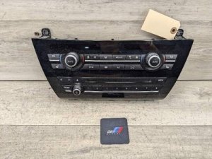  BMW X5 m Gray AC Heater Control Panel Radio Media Switch (Used OEM)