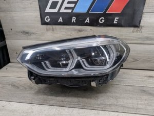 2018-2021 BMW X3 Gray Left Driver ICON Adaptive LED Headlight (Used OEM)