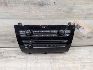 2014-2019 BMW X6 Black Front AC Heater Climate Control Unit (Used OEM)